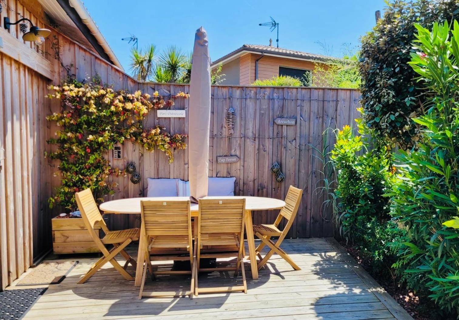 Cocon Entre Presqu'Ile Du Cap Ferret Et Plages Oceanes - Terrasse - 1 Velo Gratuit Ares Ngoại thất bức ảnh